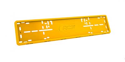 Желтая рамка RCS на автомобиль